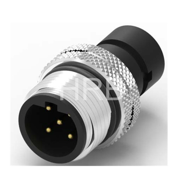 M12 B-coding Freestyle Mounting Male Circular Connector 3-5 Poles From ...